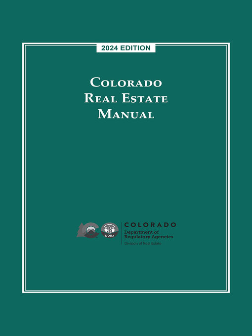 Title details for Colorado Real Estate Manual by Publisher's Editorial Staff - Wait list